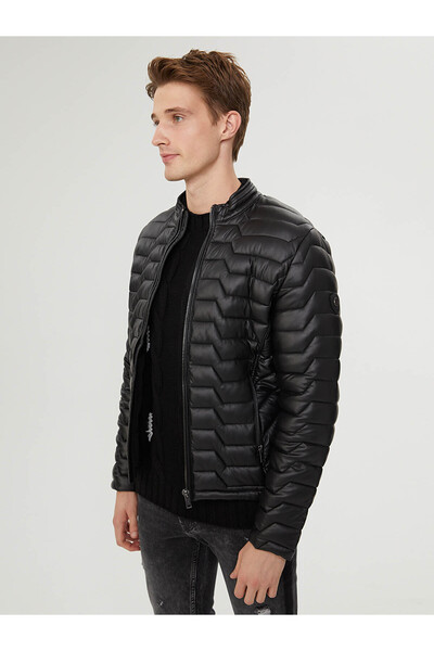 Loft Regular Fit Black Men's Coat Lf2021685