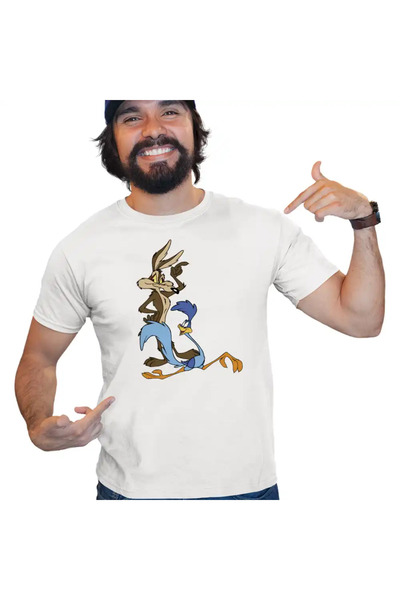 OEM Tricou Barbati Coiotul Strutul Desene Animate