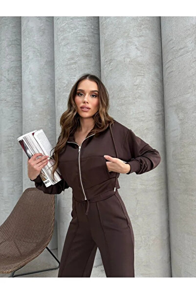 CyRo Modal Kumaş fermuarlı eşofman Takım