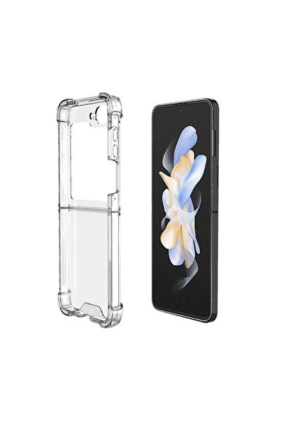 Aden Galaxy Z Flip 6 Case Frms Nitro Anti Shock Silicone - Transparent
