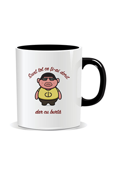 Mug Mania Personalized mug with funny message, I'm everything you wanted, but with a belly