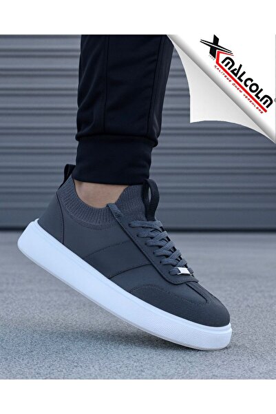Malcolm Luxury Unisex Füme Beyaz Spor Ayakkabı