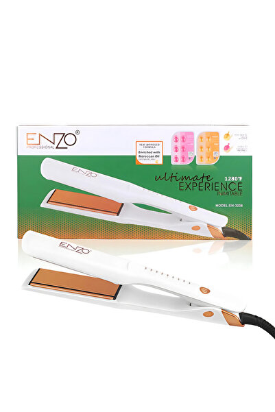 Enzo Professional ENZO EN-3206 Salon Hair Straightener LED Display & Temperature Control for Damage-Free Styling