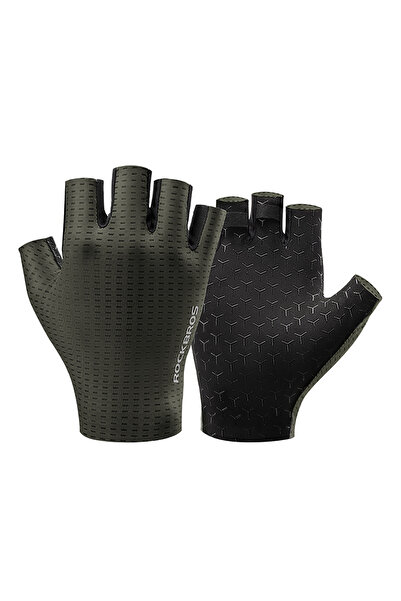 Other Rękawiczki rowerowe oddychające bez palców rozmiar XL - zielone