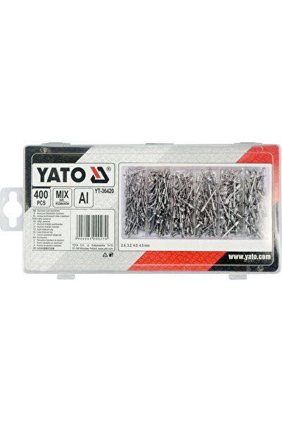 yato Set nituri aluminiu 400 buc – Rezistență și versatilitate