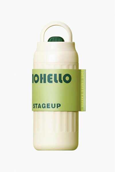 Shotay Fashion Steel Thermos Flask 460 ml Beige White - Sht-St-8097