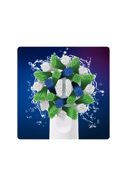Oral-B Cross Action electric toothbrush refills, CleanMaximiser Technology, 8 pcs