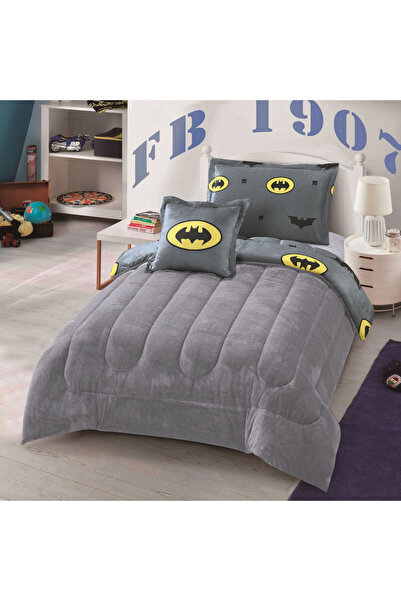 HOURS Horse Winter Children's Fur Bedspread with Velvet on Both Sides, Suitable for a Bed Size 120 x 200 cm, Consisting of 4 Pieces