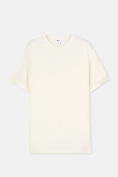 Dagi Екрю Чоловіча Модальна Футболка з коміром