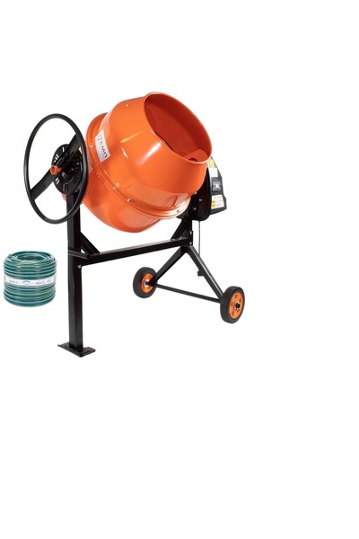 Temp Package Concrete mixer 150 L, 850 W, cast iron crown + Bluebos Plus Hose 1/2", 50 M, 4 layers, class