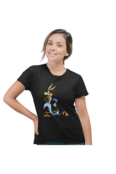 OEM Tricou Femei Coiotul Strutul Desene Animate