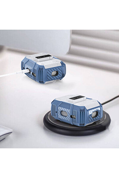 Aden Air-Pods Pro 2 Myst Airbag 35 Shock Resistant Case with Button-Red