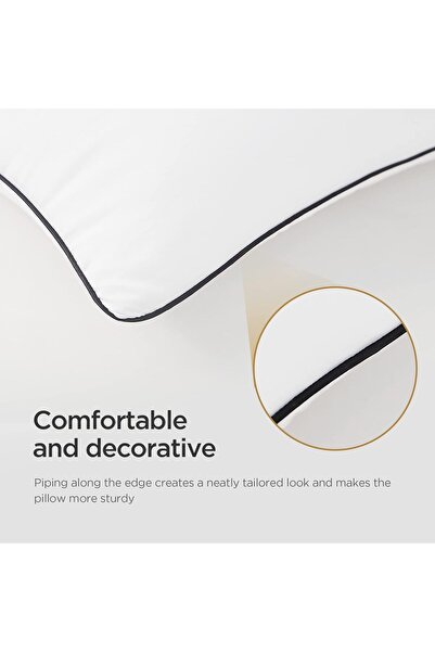 Acanva Cooling Bed Pillows for Sleeping, Luxury Hotel Quality 3D Microfiber Filling with Breathable