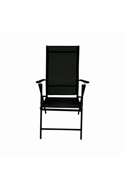 KlugMeister Folding Chair for Terrace/Garden KJF252, 56 x 69 x 103 cm, Dark Gray