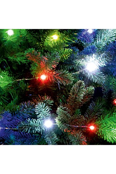 Somogyi Elektronic Ghirlanda 50 LED Micro, 4.9 m, Multicolora, Pe Baterii