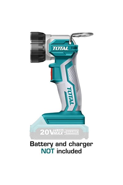 TOTAL Lampă de lucru, 225 lumeni, 20V, industrială (Atenție! Acest produs nu include baterie)