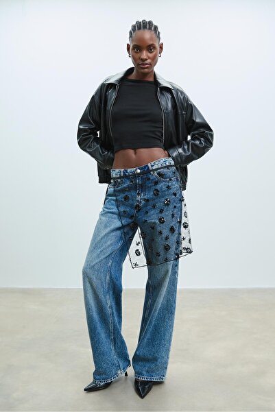 Stradivarius Sequinned pareo