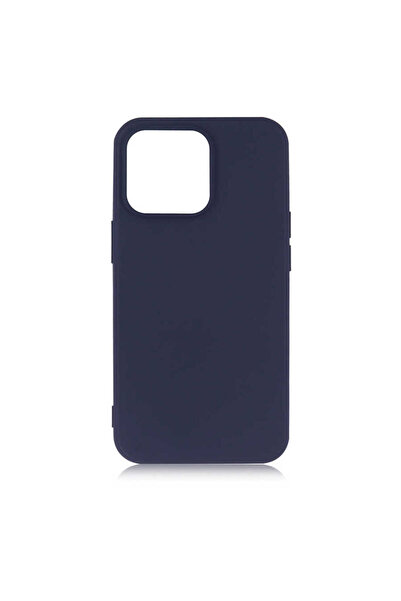 Aden iPhone 13 Pro Compatible Premier Silicone Case-Navy Blue