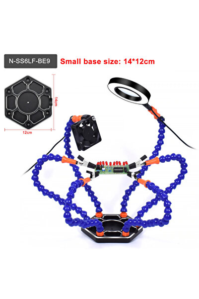 choice2 N-SS6LF-BE9 NEWACALOX Third Hand Soldering PCB Holder Tool Helping Ha...