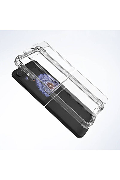 Aden Galaxy Z Flip 6 Case Frms Nitro Anti Shock Silicone - Transparent