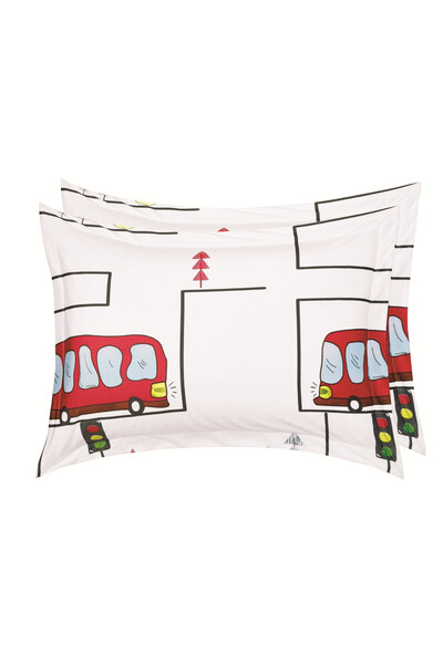 HOURS Horse Winter Children's Fur Bedspread with Velvet on Both Sides, Suitable for a Bed Size 120 x 200 cm, Consisting of 4 Pieces