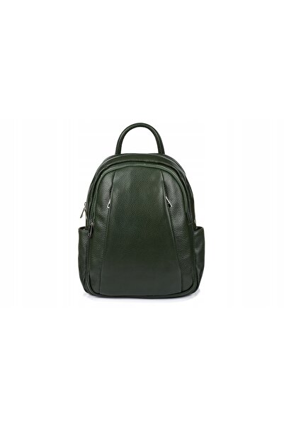 Other Leather Backpack A4 women's roomy solid Italian premium large solid leather