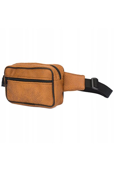 Other Men's waist bag, adjustable, -nubuck leather, elegant