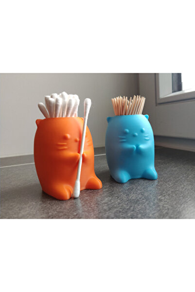 Memania Co Kulak Çöpü ve Kürdan Organizeri & Tutucu & Düzenleyici & Standı 2'li Set