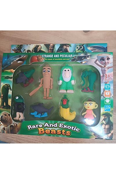 LRS STORE Tung Tung Sahur Figure Set of 8 – Trilalala Cappuccino Girl, Banana Duck, Funny Character Toys