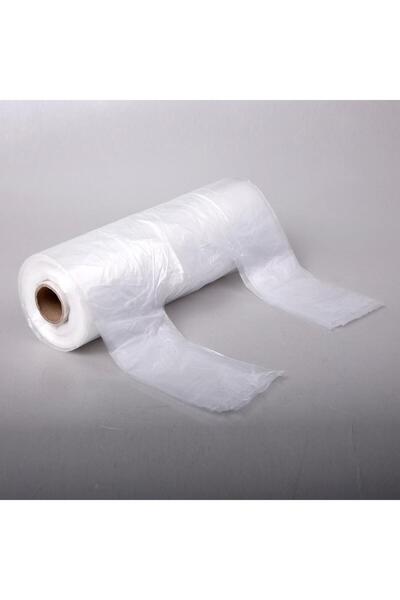 Roll Transparent Grocery Bag - Rustling Singlet Bag - Large Size - 1 Roll of 200 Pieces Transparent 13 x 22 c