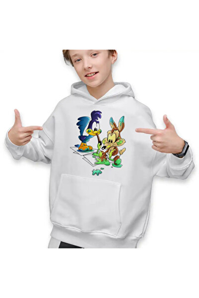 OEM Hanorac Copii Baieti Coiotul Strutul Bebelusi Deseneaza