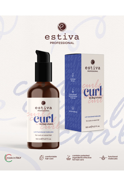 Estiva Curl Styling Cream / Kıvırcık ve Dalgalı Saçlar İçin Bukle Belirginleş...