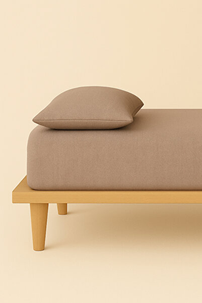 sutra 100% Cotton Muslin Fabric Single Fitted Sheet Set