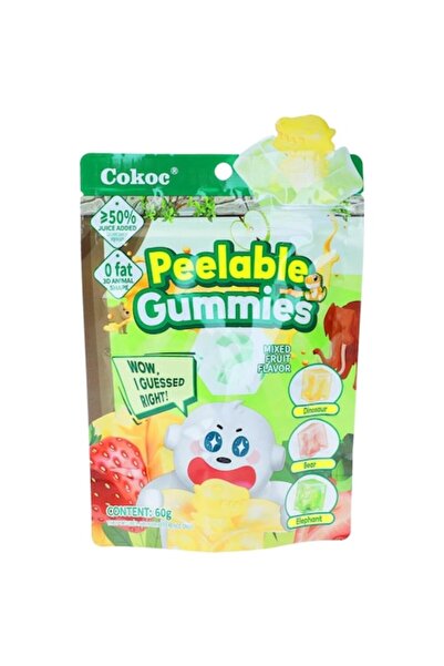 Cokoc Jeleu exfoliant cu aromă de fructe mixte, 60 g