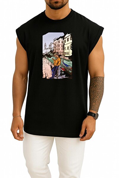 Bahriyeli Collection supradimensionat Ilustrație de artă de desen din Veneția...