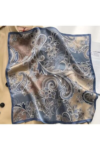 Dgt Luxury Model Paisley, moale, protecție solară, rezistent la vânt, cu două fețe cu imprimeu , eșarfă, eșarfă 70x70