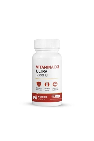 NUTRIFIC Vitamina D3 Ultra, 5000UI, 30 capsule, Nutrific, Supliment Alimentar