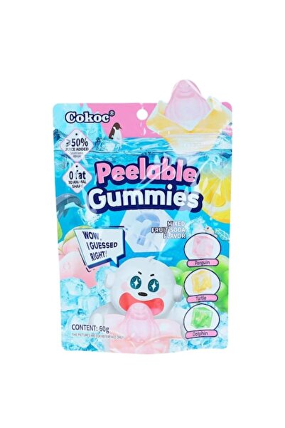 Cokoc Jeleu de peeling, aromă de fructe mixte, 60 g