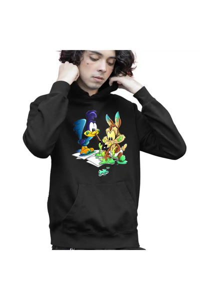 OEM Hanorac Copii Baieti Coiotul Strutul Bebelusi Deseneaza