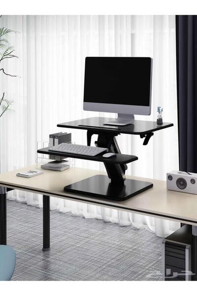 Switch Hydraulic desk stand for use while standing and sitting (new)