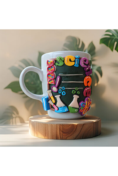 MAKARON SANAT KİŞİYE ÖZEL EL YAPIMI, FEN ÖĞRETMENİ HEDİYESİ, 3D KABARTMA,KİMY...