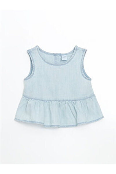 LC Waikiki Plus New Season Six Ruffles Girls' Jean Blouse