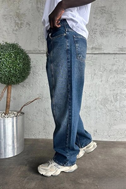 MADZEYMODA Чоловічі Relax Baggy Сині джинси KE-925