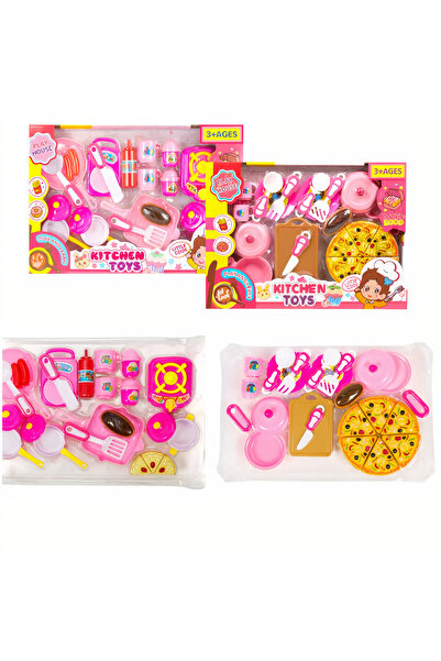 Issa Jucării de Bucătărie pentru Copii Ustensile Colorate, Figurine și Acceso...