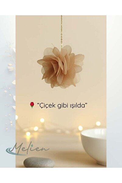 Melien New Steel Chain Exquisite Lace Fabric Flower Earrings Gold-Silver Long Dangle Evening Daily Jewelry