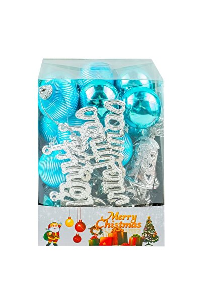 OEM Christmas Tree Ornaments, Blue, 30 pcs/set
