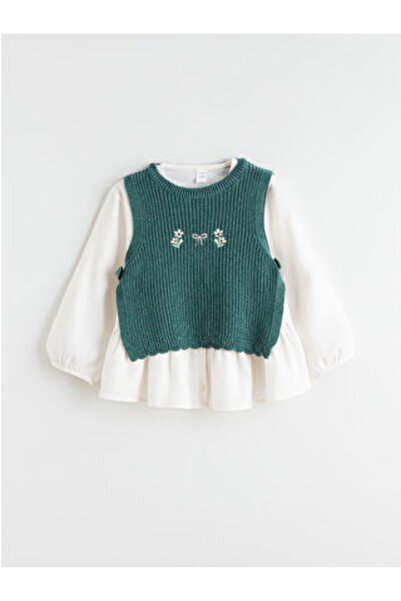 LC Waikiki Plus New Season Girls' Poplin Shirts and Sweaters