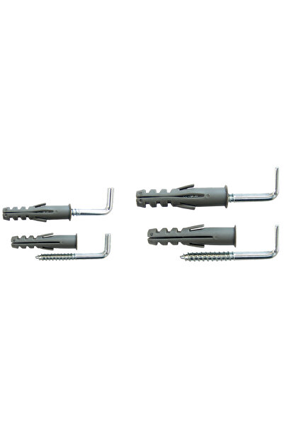 OEM L-Type Screw with Dowel 2 Pcs - Diameter 4 mm Length 30 mm