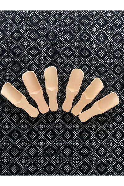 YAZICI 6-Piece Bamboo Spice Spoon Measuring Spoon