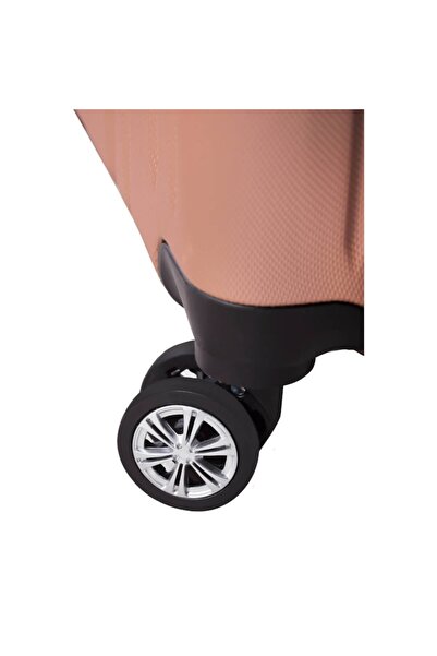 Vigor Troler Traveling 4 ABS valiza 55 cm culoare rosu-auriu